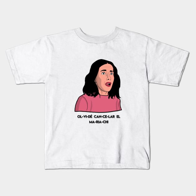 Paulina de la Mora Kids T-Shirt by viajealaluna